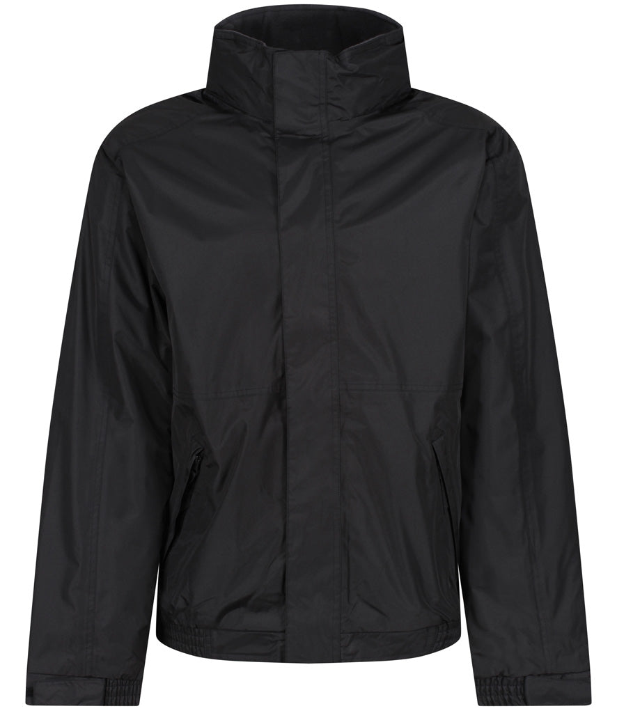 Regatta Dover waterproof insulated jacket in black with ash lining