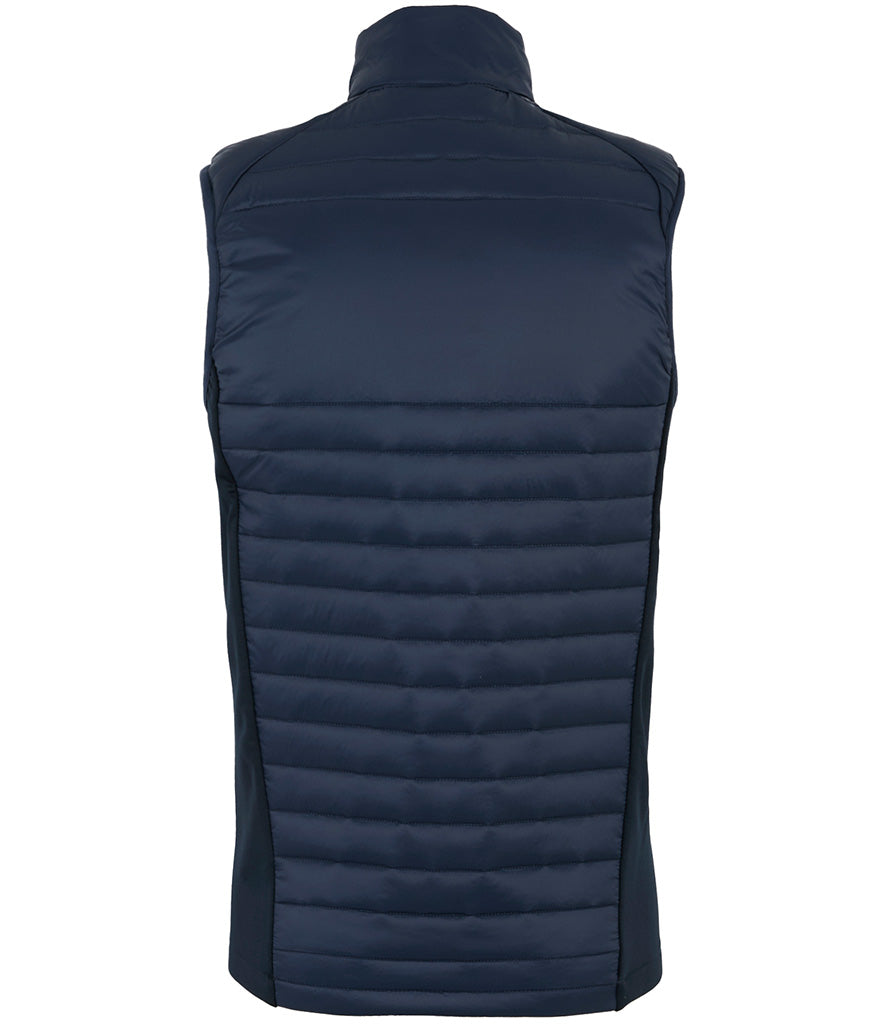 Regatta Navigate Hybrid Bodywarmer in
navy with Seal Grey Back View