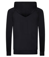 AWDis Cool Contrast Zoodie in Jet Black Back View