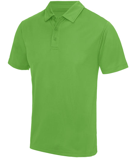AWDis Cool Polo in lime green