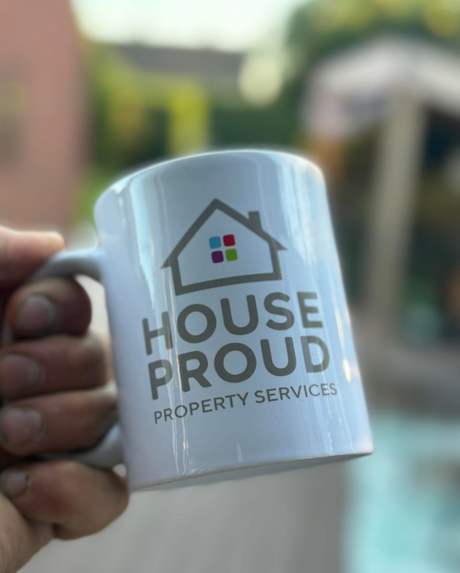 Custom printed 11oz sublimation mug with company logo