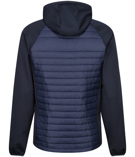 Regatta Navigate Hybrid Jacket in Navy with French Blue Back View