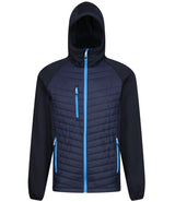 Regatta Navigate Hybrid Jacket in Navy with French Blue Front View