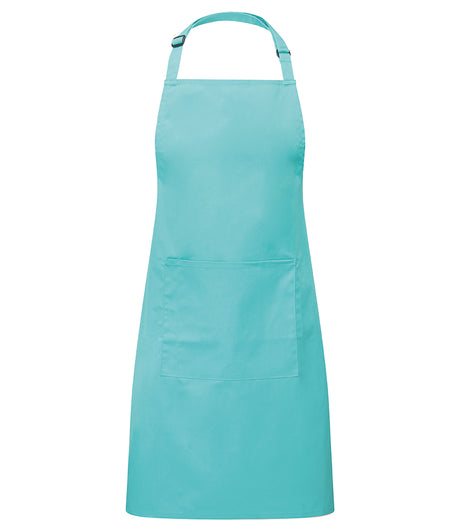 Premier Colours bib apron with pocket in Duck Egg