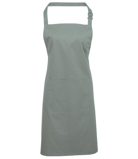 Premier Colours bib apron with pocket in Sage