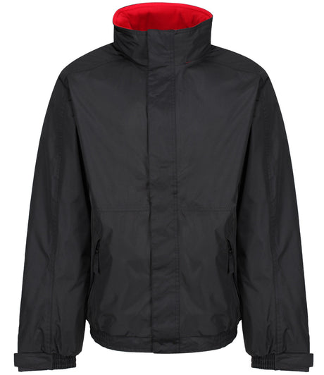 Regatta Dover waterproof insulated jacket in black with red lining