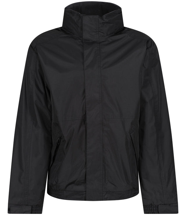 Regatta Dover waterproof insulated jacket in black with ash lining