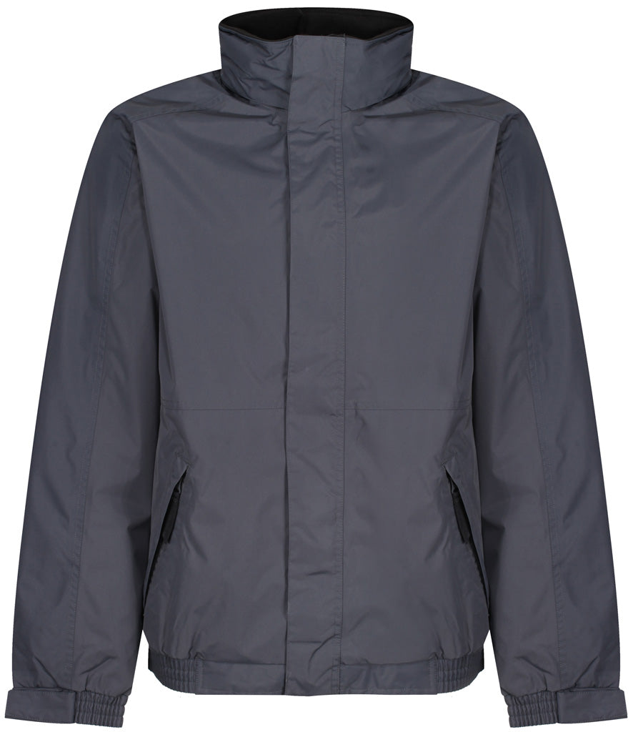 Regatta Dover waterproof insulated jacket in seal grey with black lining