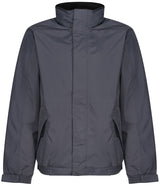 Regatta Dover waterproof insulated jacket in seal grey with black lining