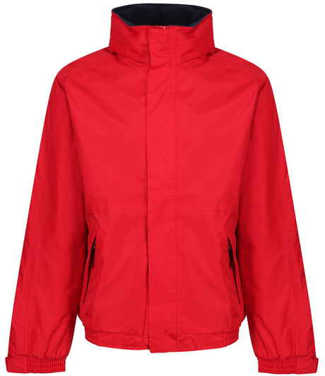 Regatta Dover waterproof insulated jacket in classic red with navy lining