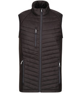 Regatta Navigate Hybrid Bodywarmer in Black with Seal Grey Front View