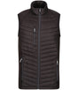 Regatta Navigate Hybrid Bodywarmer in Black with Seal Grey Front View